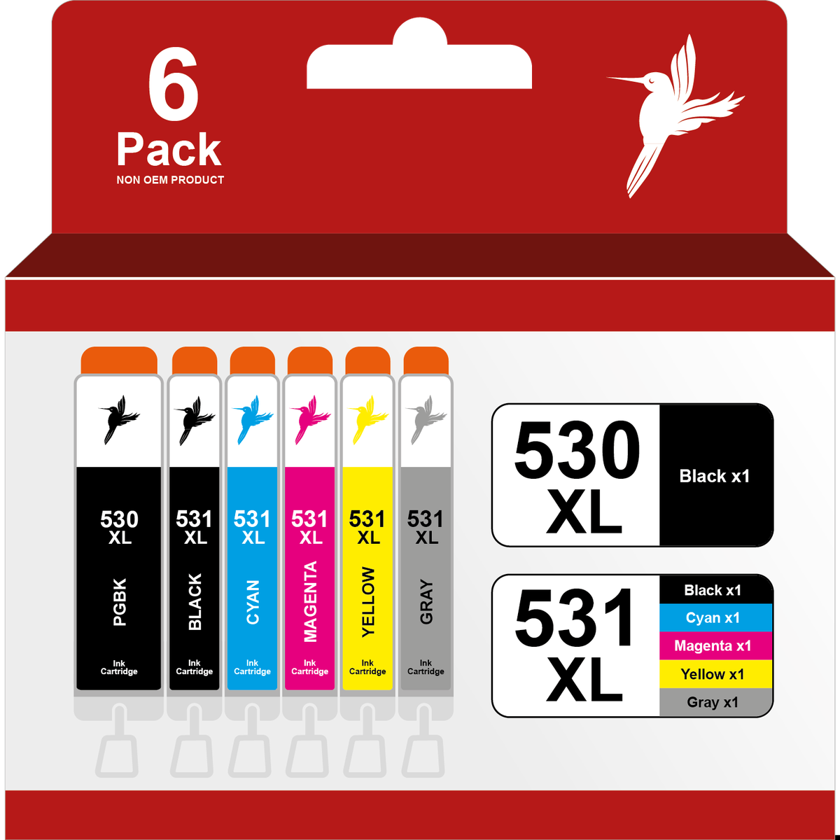 realink PGI-530 / CLI-531 6er-Pack