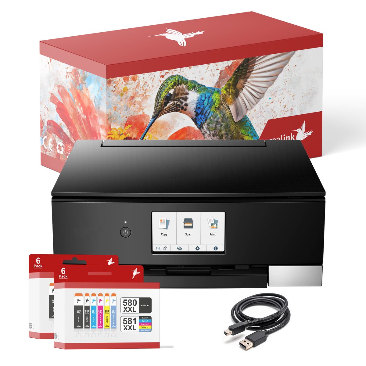 Canon PIXMA TS8350a mit realink 12er-Set